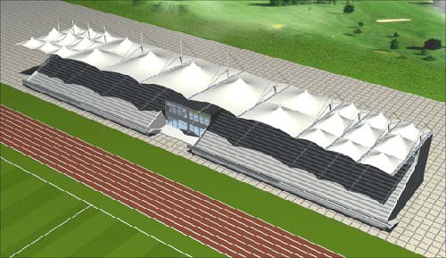 屋頂花園膜結(jié)構(gòu)